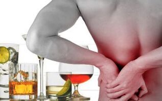 Alcohol violates the kidney work